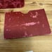 VINTAGE GENUINE OMEGA Red watch box With International Warranty ID & ID Holder