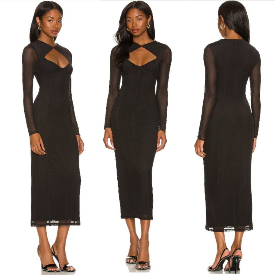 AFRM Lago Dress in Black XL