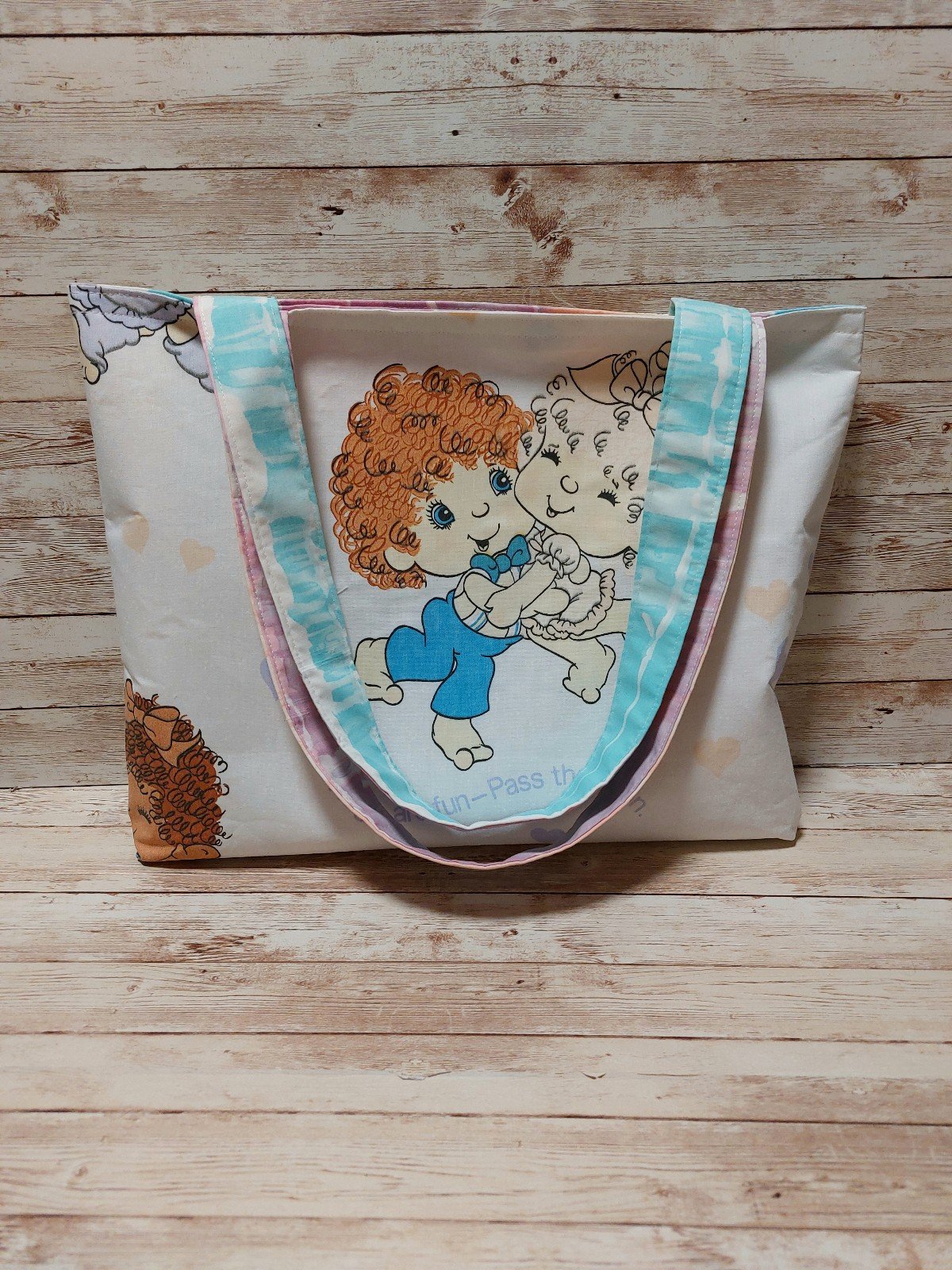 Upcycled Hugga Bunch Doll Tote