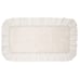 Beautiful Farmhouse/Country/Neutral Burlap Antique White Bathmat 27x48
