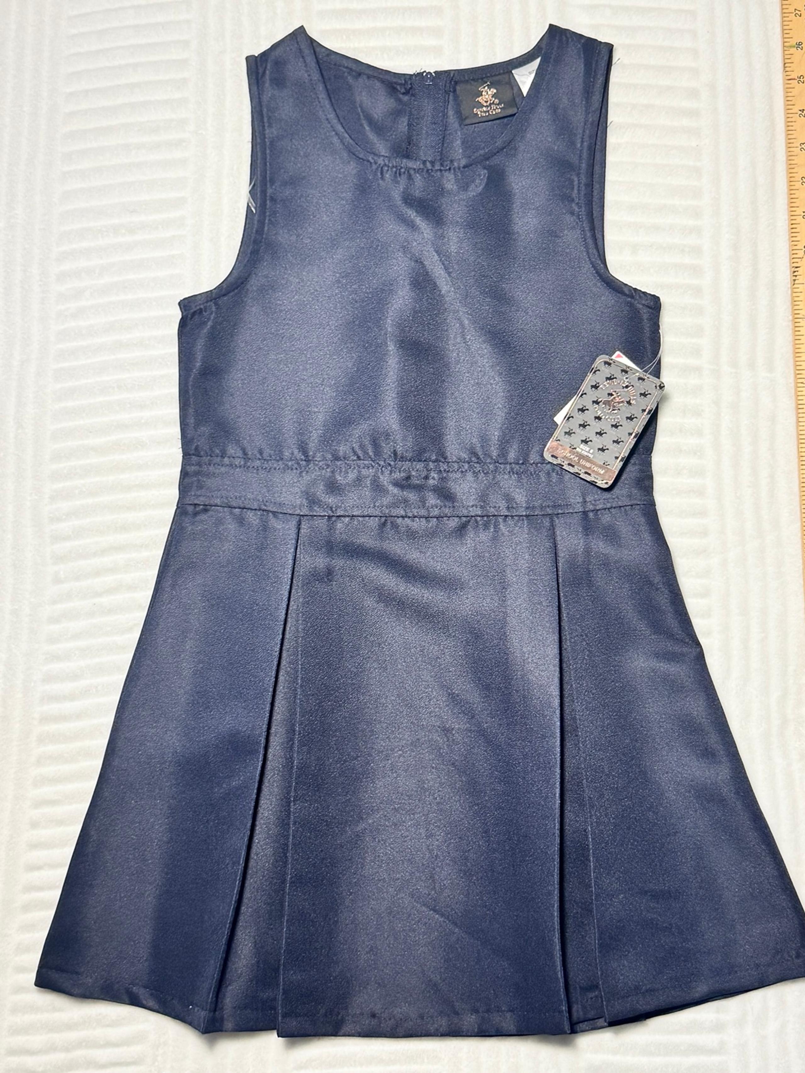 Polo Girls School Uniform Navy Blue dress 8