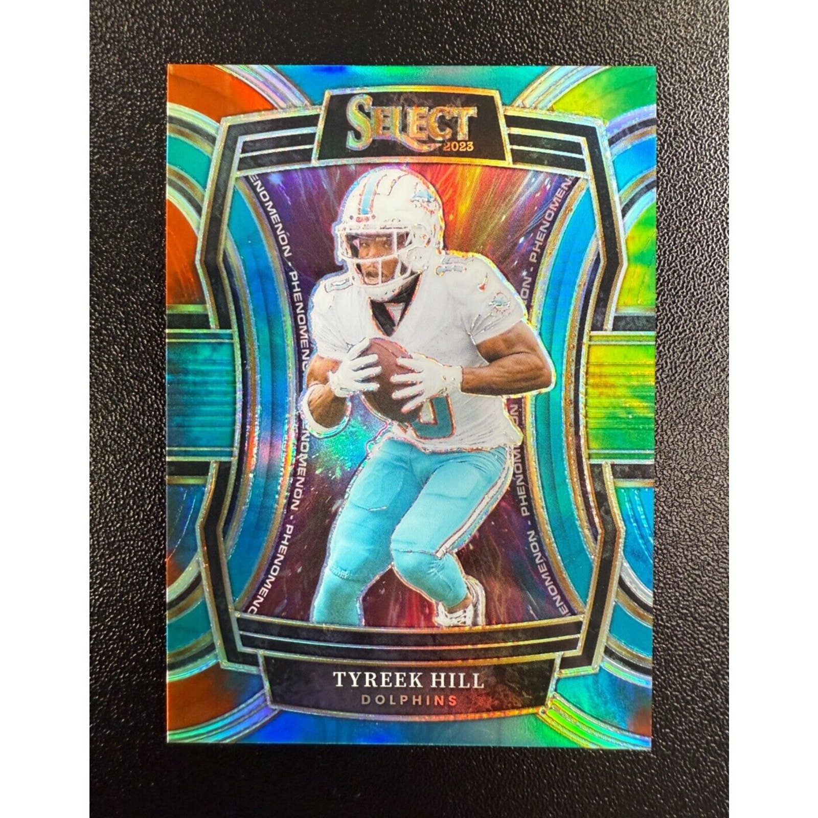 2023 Panini Select Tyreek Hill Tie Dye Phenomenon /25 SSP Cheetah Miami #PH-THI