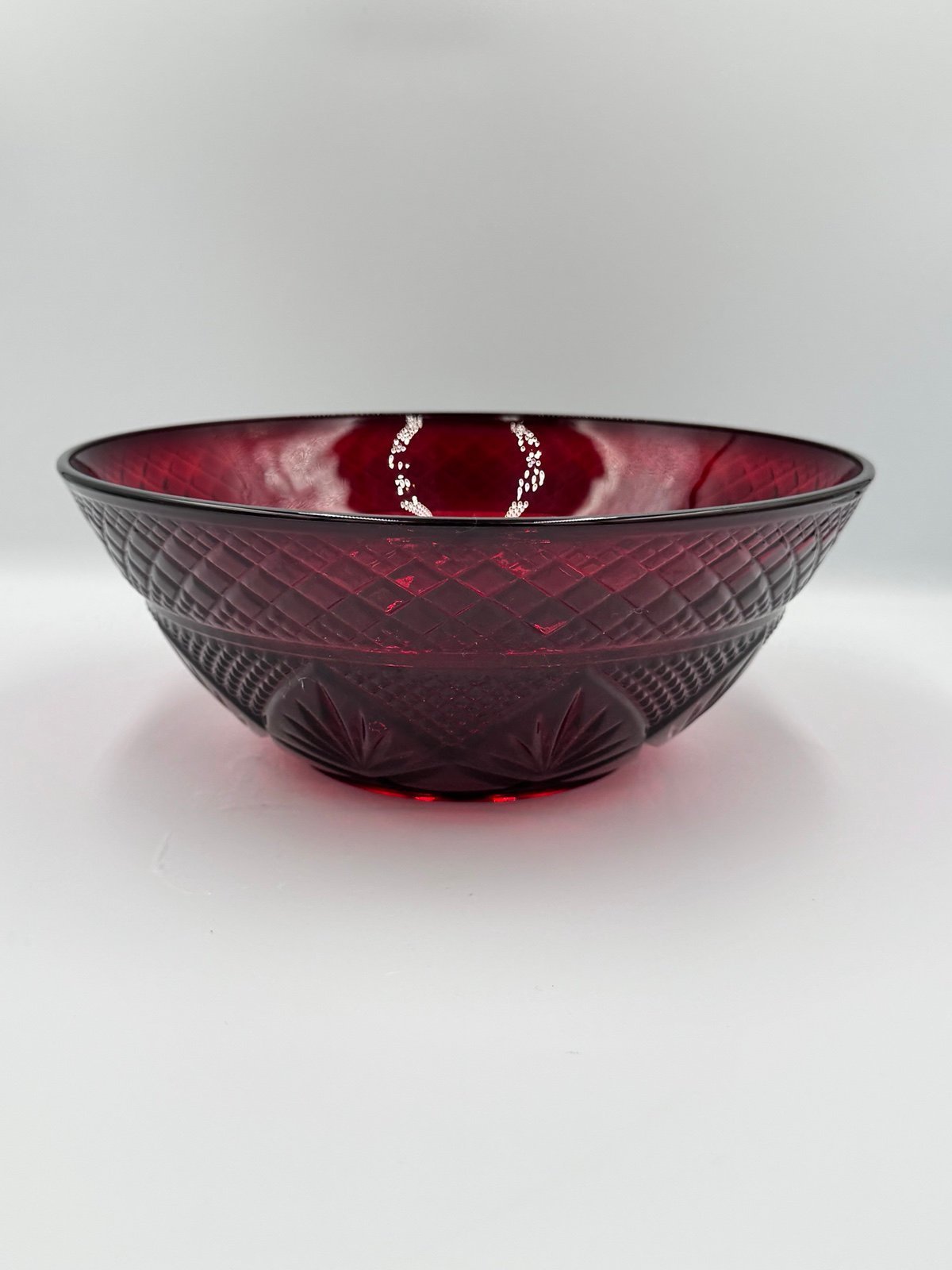 2-Luminarc France CRIS D'ARQUES/DURAND Arty-Red Serving Bowls