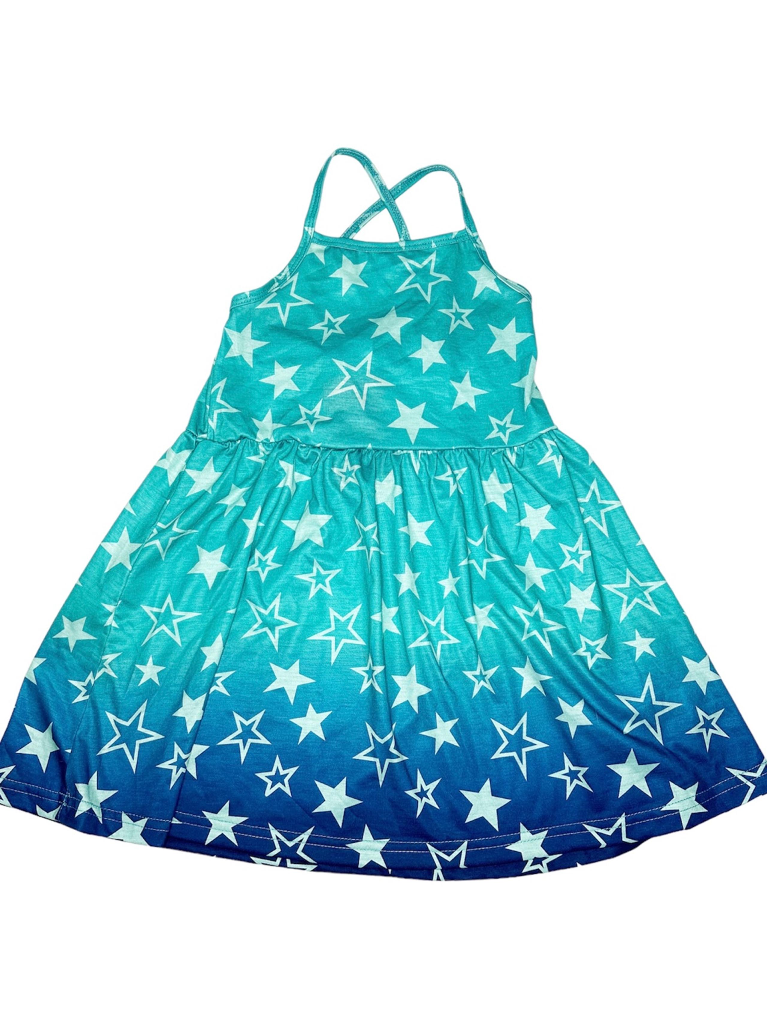 NWT Pat Pat Stars Print Dress Size 5-6Y