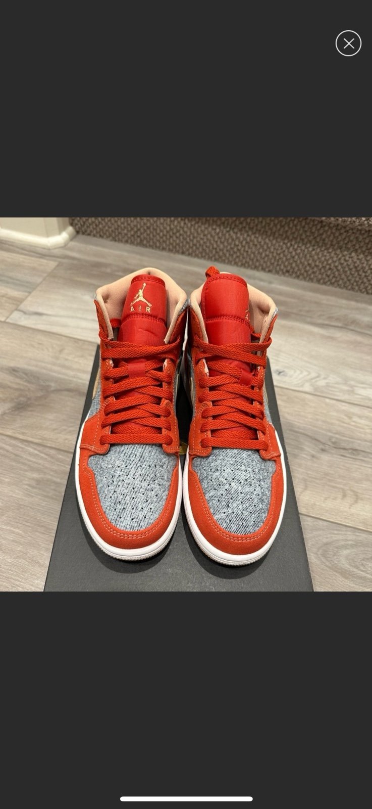 Men AirJordan 1 Mid Cinnabar