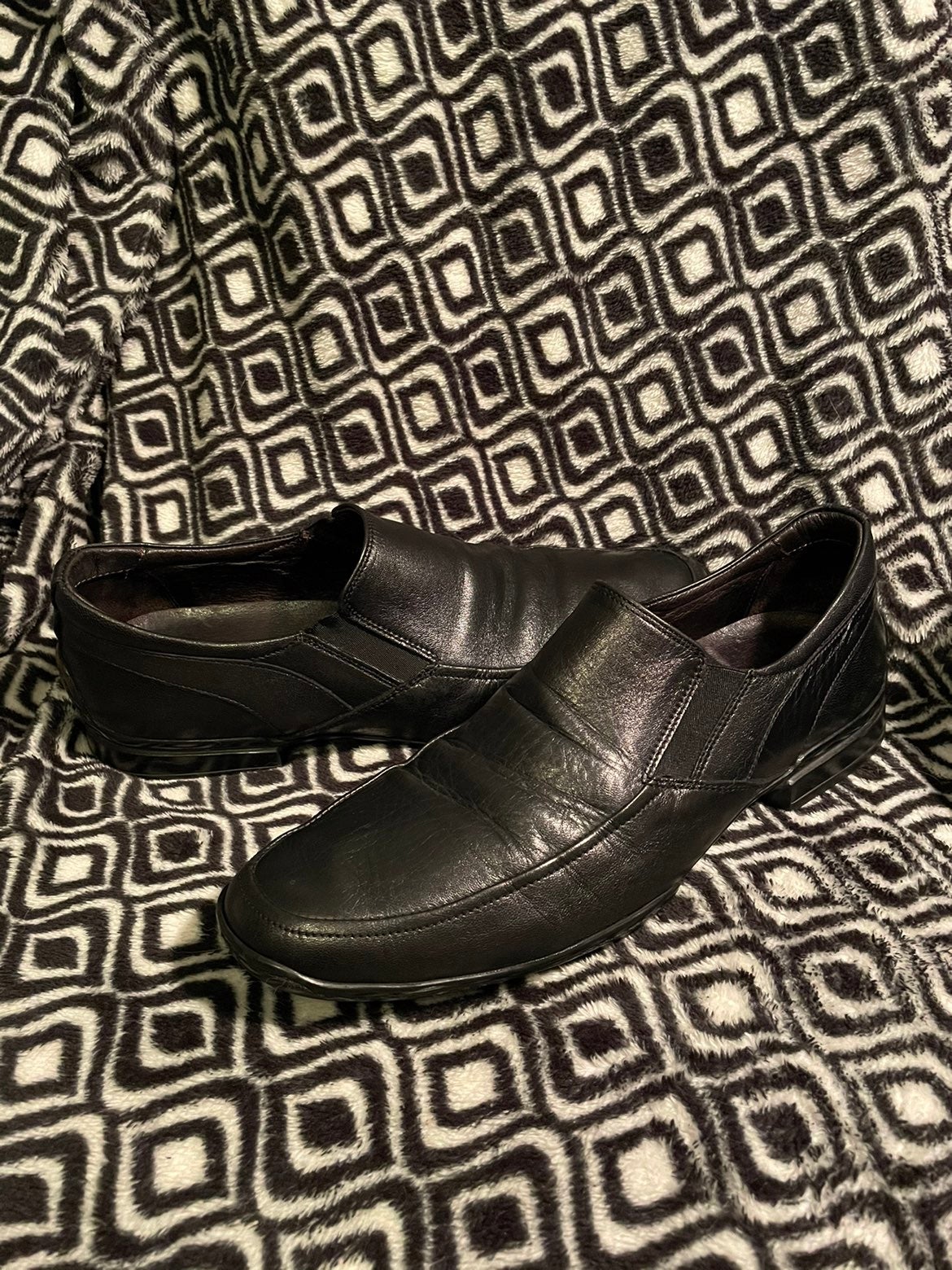 BB Black Leather Loafers