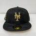 New York Mets Hat Black New Era All Stars MLB Elite Camo Cap USA Fitted Size 8