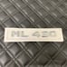 CHROME ML 430 Fit Mercedes Rear Trunk Emblems Logo Badge Letter Number 3M ML430