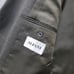 Alfani Blazer Jacket Mens 46 Gray Wool Regular Fit Single Breasted Notch Lapel
