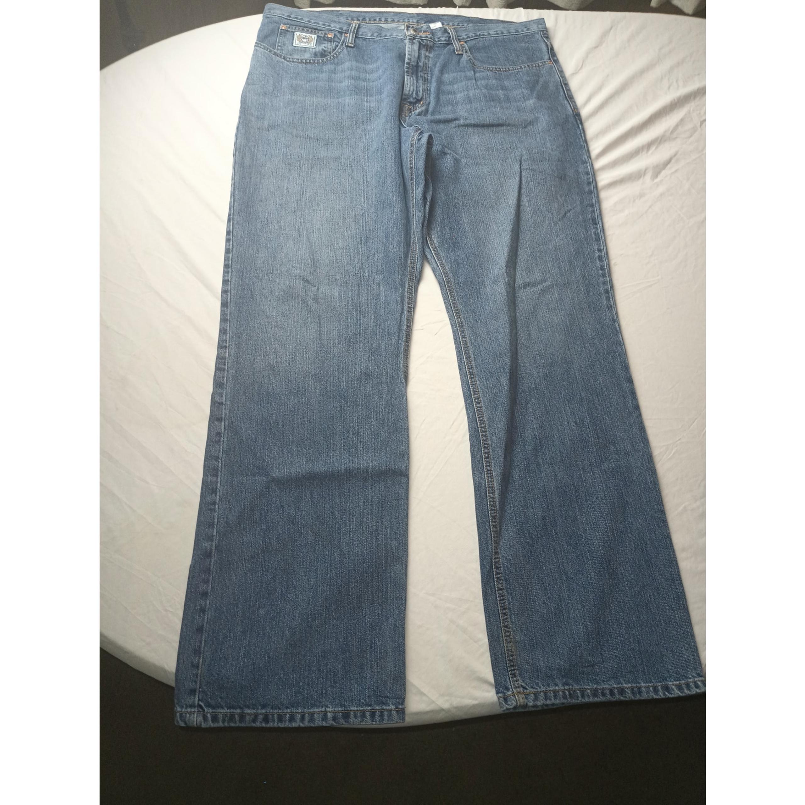 Cinch Jeans Mens Denim Size 40x34 Blue White Label Relaxed Boot