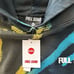 Full Send Tie Dye Cropped Hoodie 2XL XXL Back Print Black Red Yellow Blue