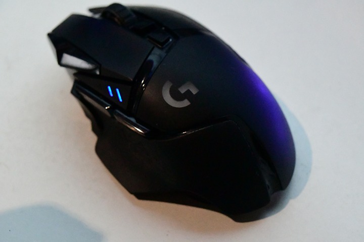 Logitech G502 810-006427 Lightspeed Wireless Gaming Mouse only no cables tested