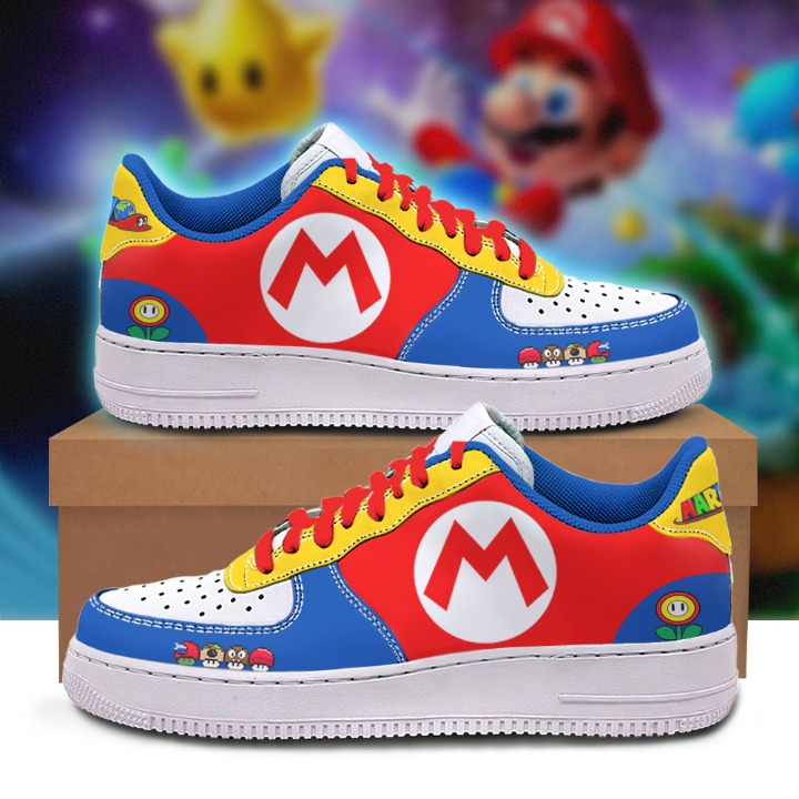 Super Mario M Classic Sneaker Shoes for Kids Men Women Fans Gift, with All Sizes