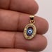 10K Gold Evil Eye Charm