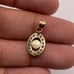 10K Gold Evil Eye Charm