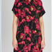 Alicie + olivia black & pink floral dress