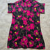 Alicie + olivia black & pink floral dress