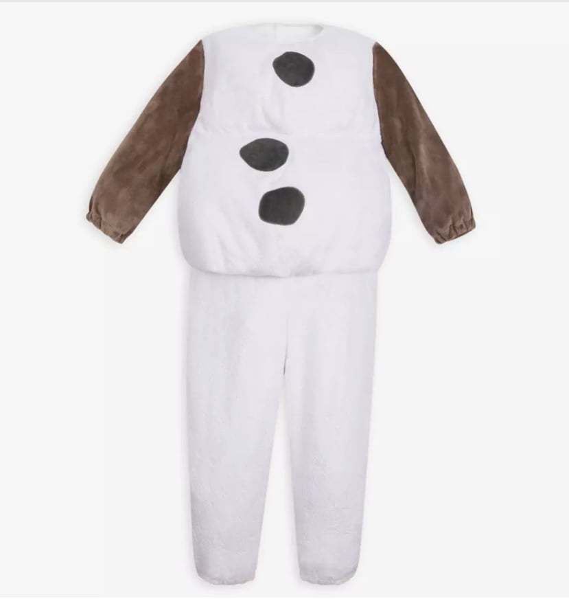 NWT Disney Store Authentic Halloween Olaf Costume, Frozen 2, ONLY BODYSUIT 4T