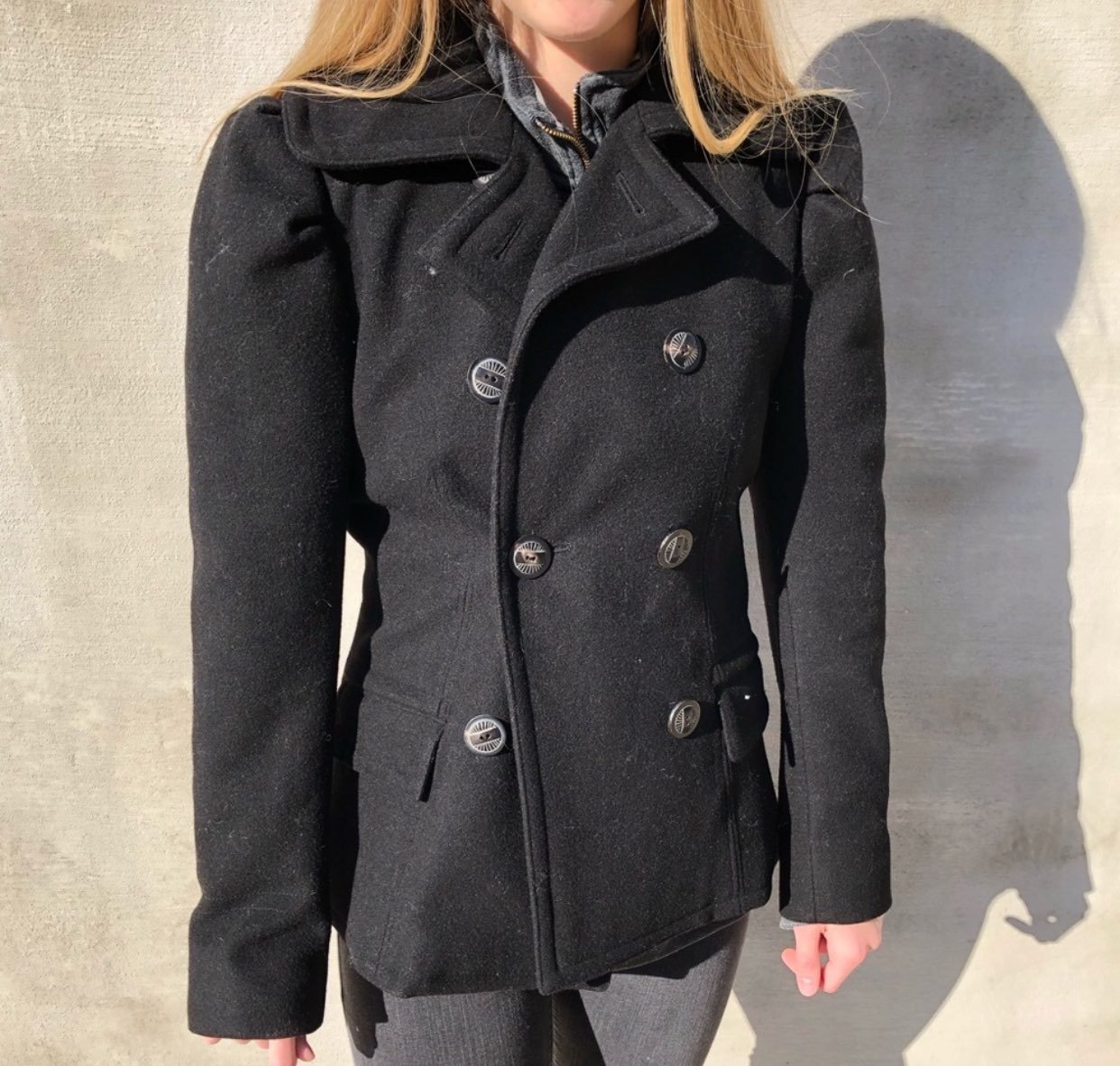 Ralph Lauren Black Peacoat