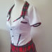 Wonderland Costumes sexy schoolgirl uniform
