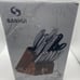 SANHUI 15 Piece Carbon Steel Knife Set with Block