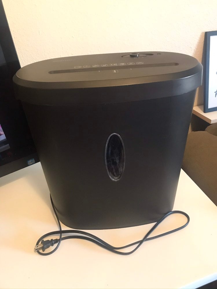 paper shredder