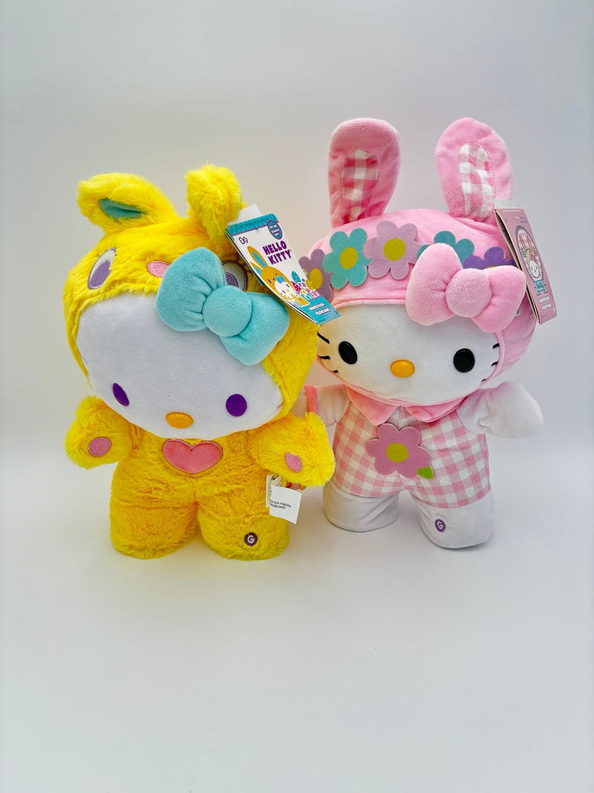 Hello Kitty Easter Yellow Rabbit Animated Musical Plush Stepper