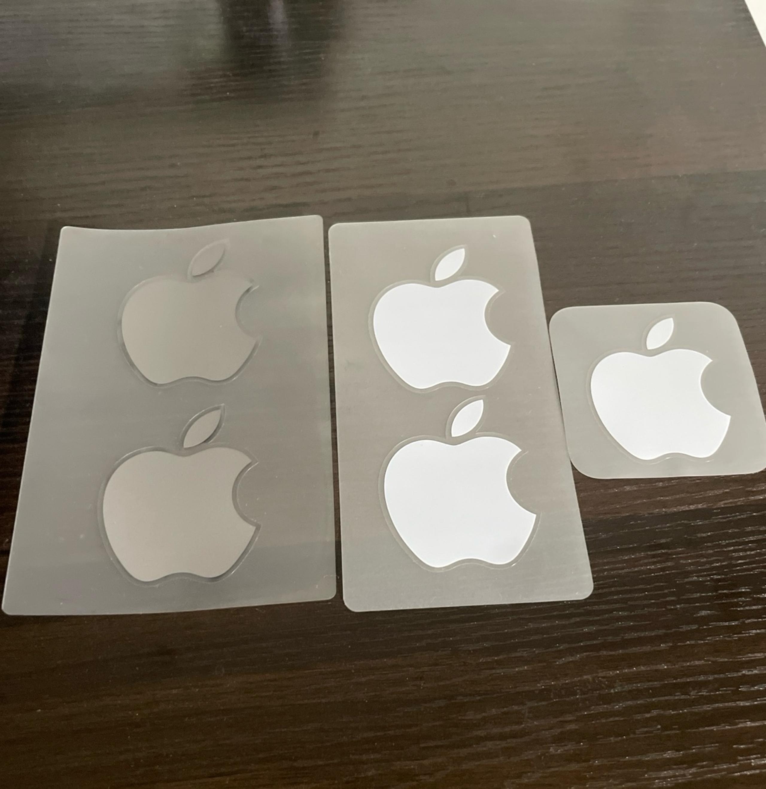 5 Authentic Apple stickers