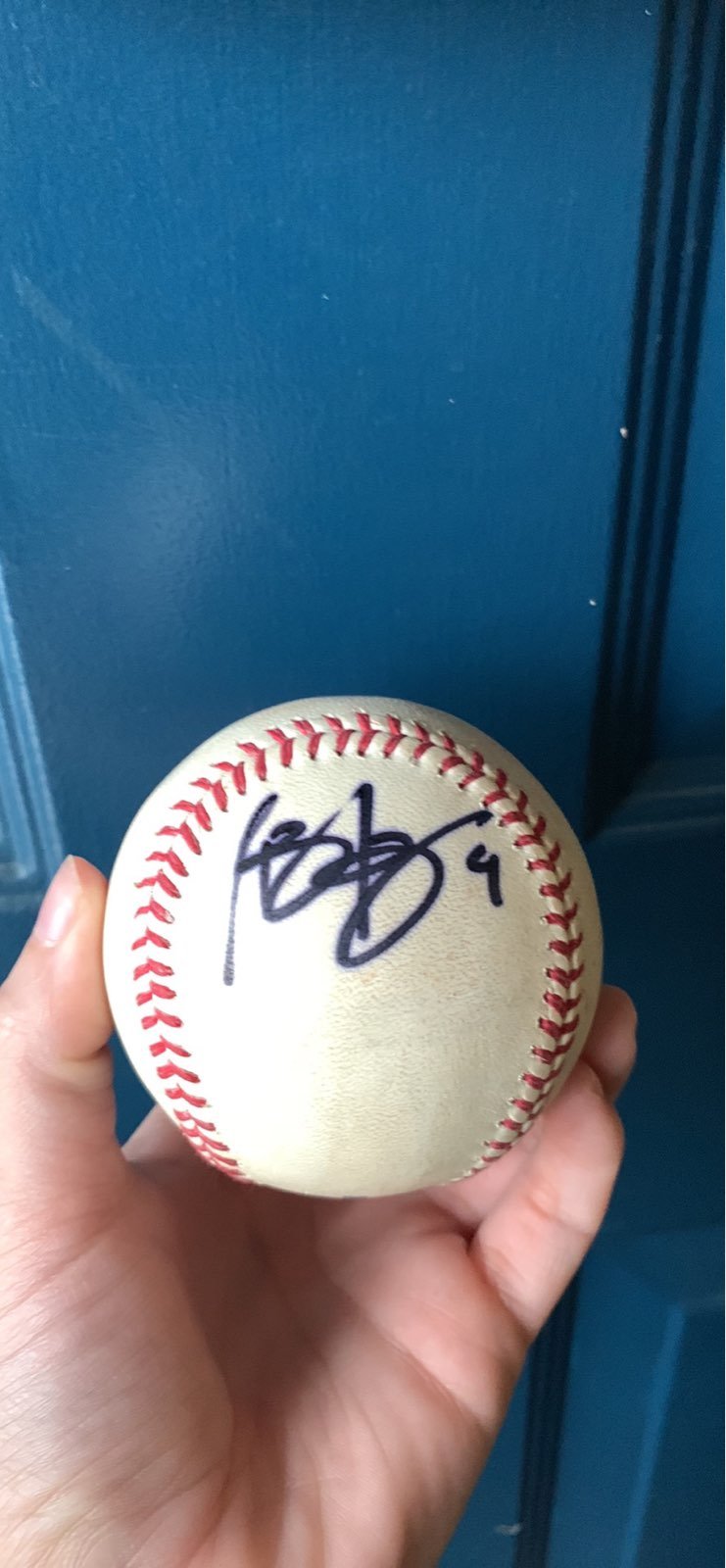 Authenticated Todd Frazier signed baseball