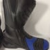 Mens Bilt Black & Blue Armoured Motorcycle Boots sz 12
