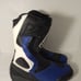 Mens Bilt Black & Blue Armoured Motorcycle Boots sz 12