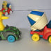 1980s Sesame Street Die Cast Vehicles Lot
