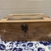 #52BT RAE DUNN TEA BOX STORAGE ORGANIZER