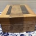 #52BT RAE DUNN TEA BOX STORAGE ORGANIZER