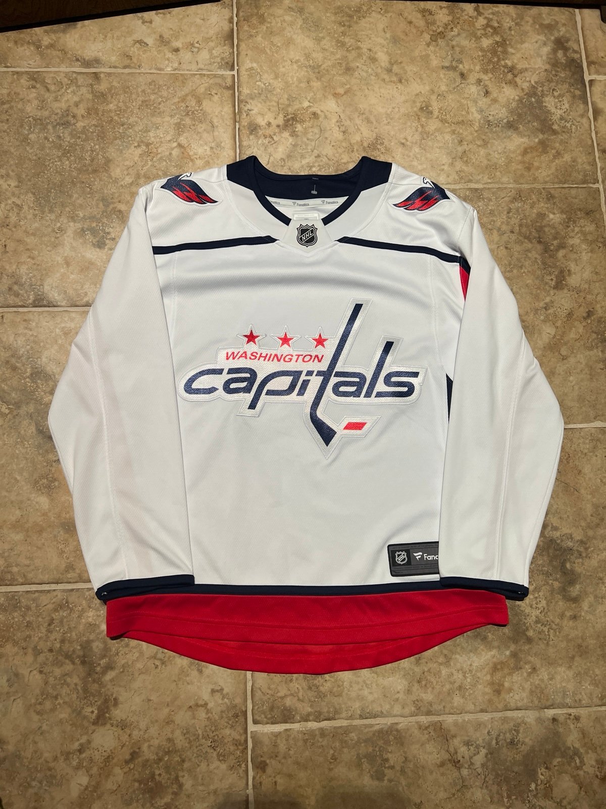 Washington Capitals Fanatics Official NHL Hockey Jersey blank Men’s Small
