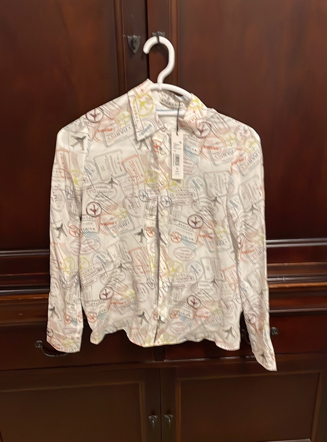 Alice + Olivia dress shirt size xs NWT