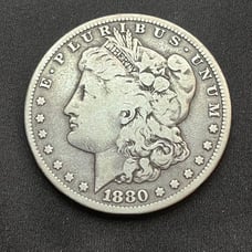 1880-O U.S. 90% Silver Morgan Dollar