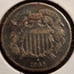 1865 Two Cents with rotated planchet #2841