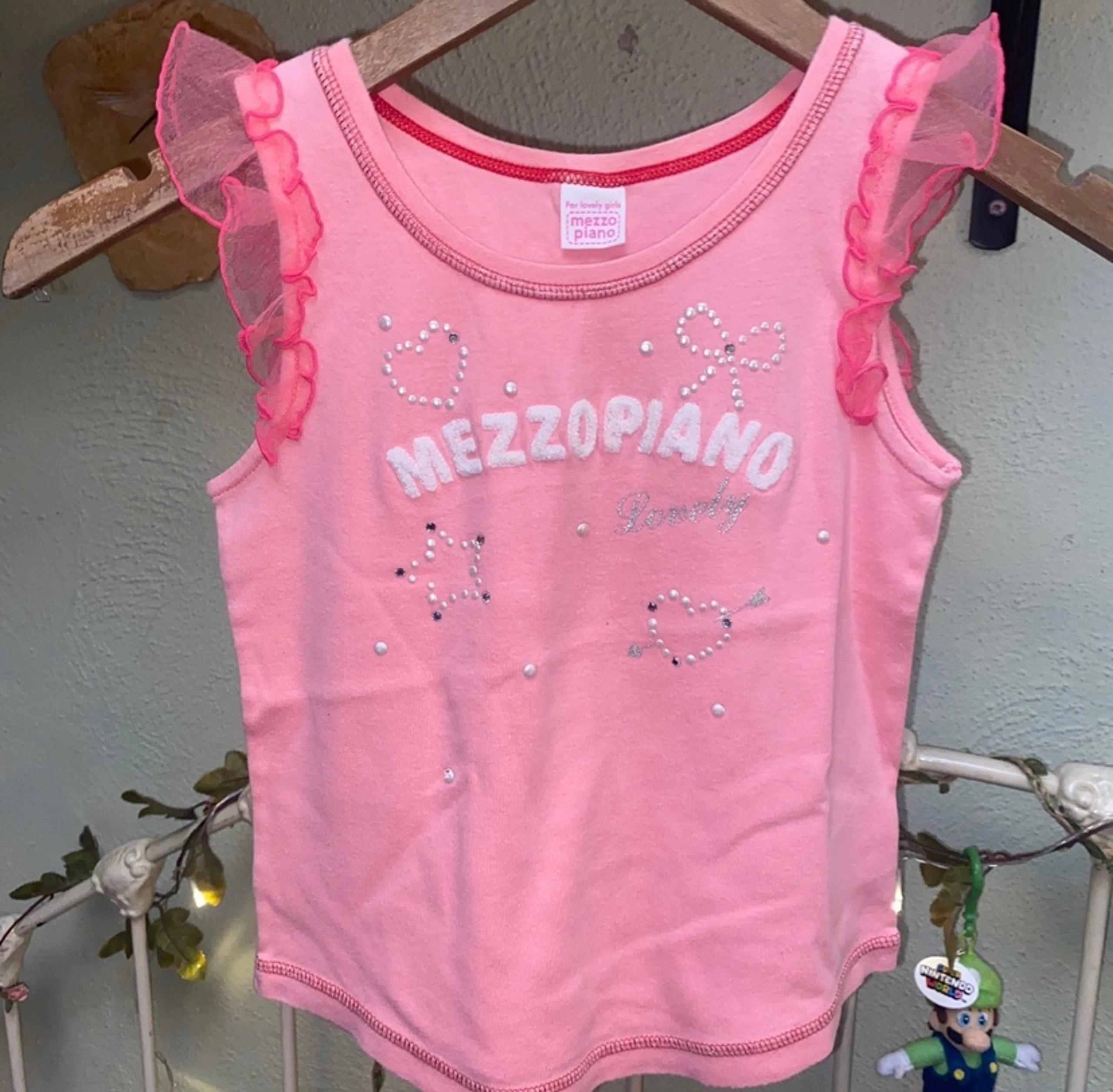 Mezzo piano pink tank top