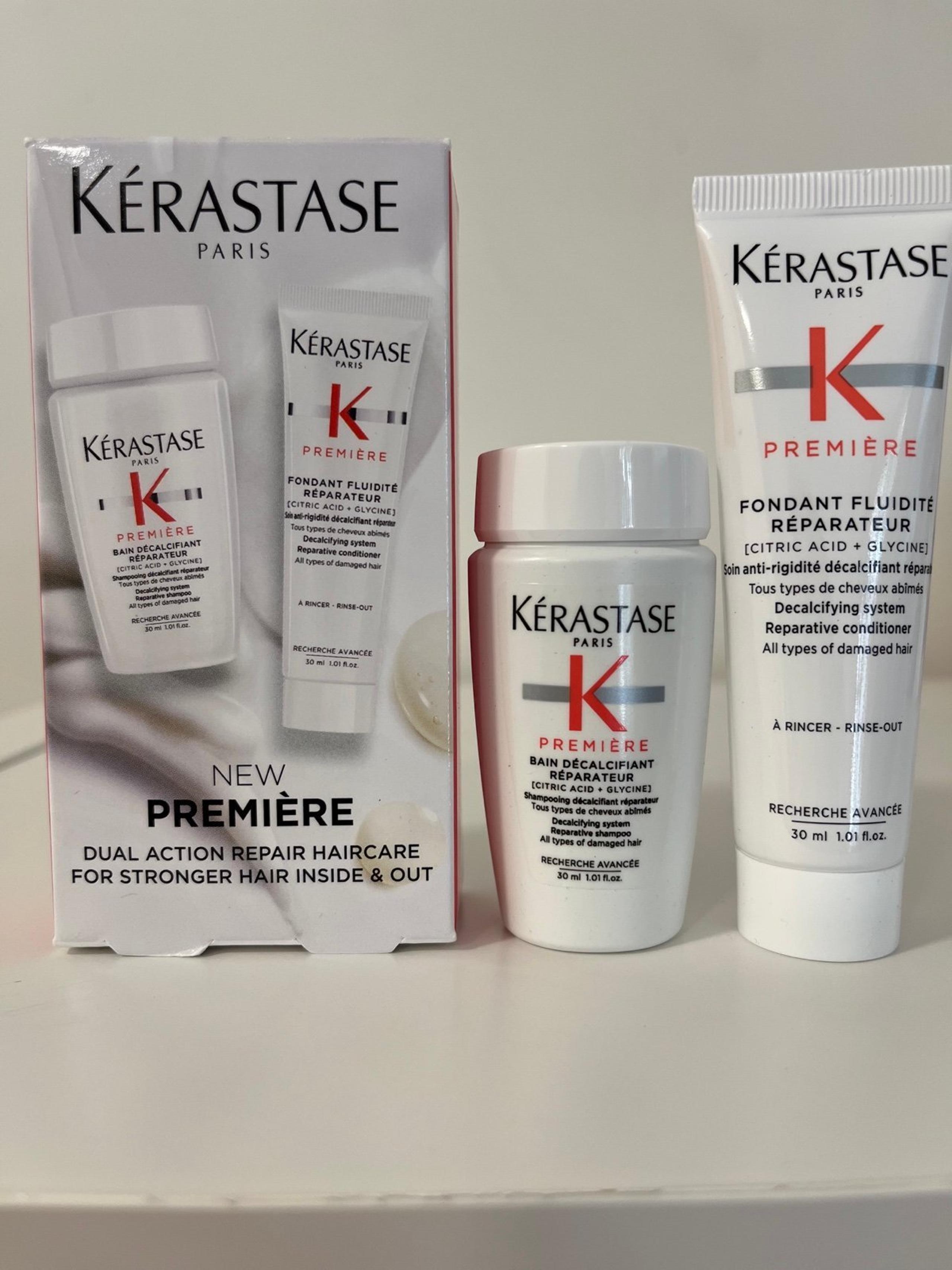 Kerastase Premiere Bain Shampoo and Fondant Conditioner 1.01oz/30ml TRAVEL SET