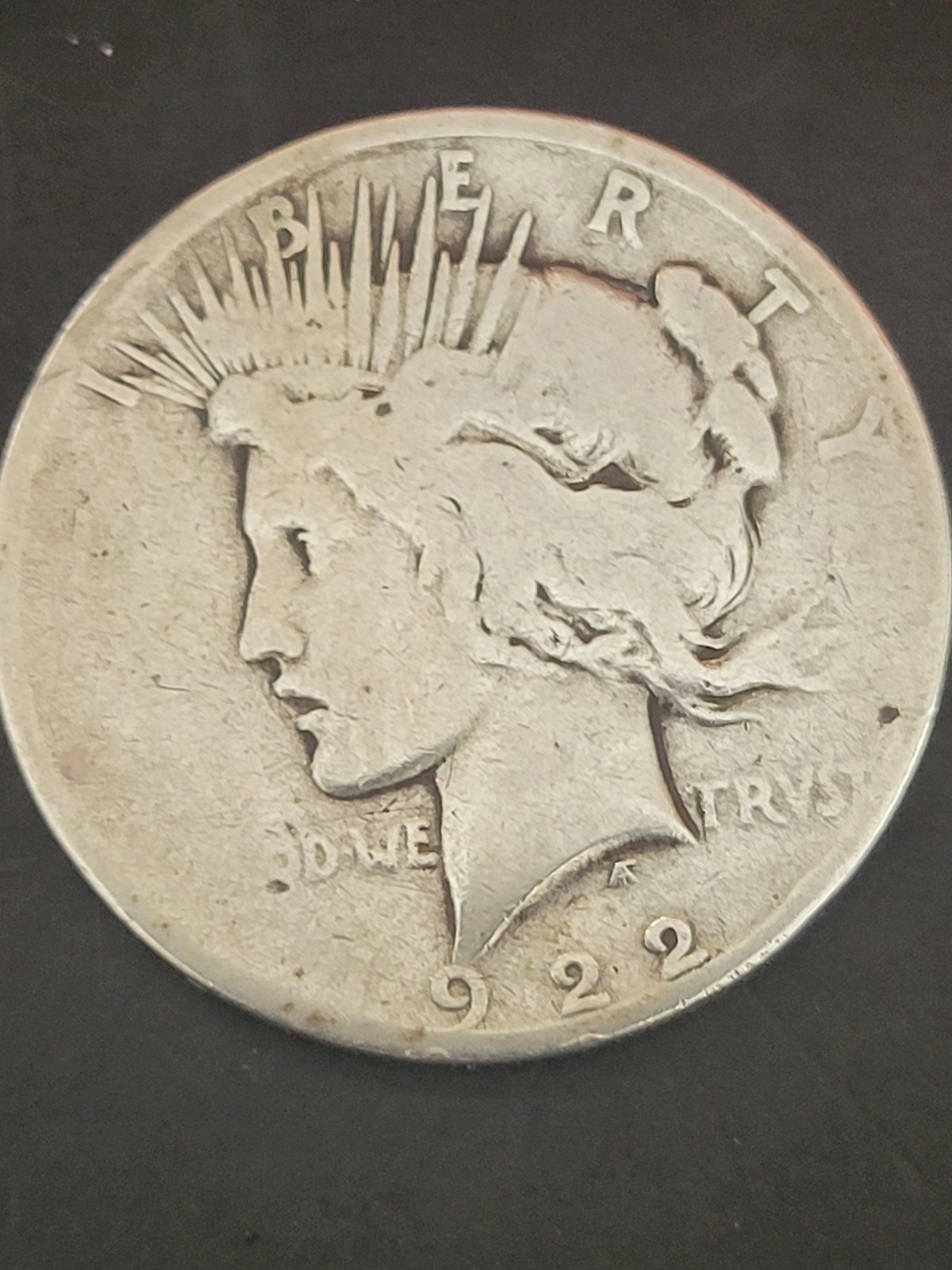 1922 Liberty Dollar TRVST