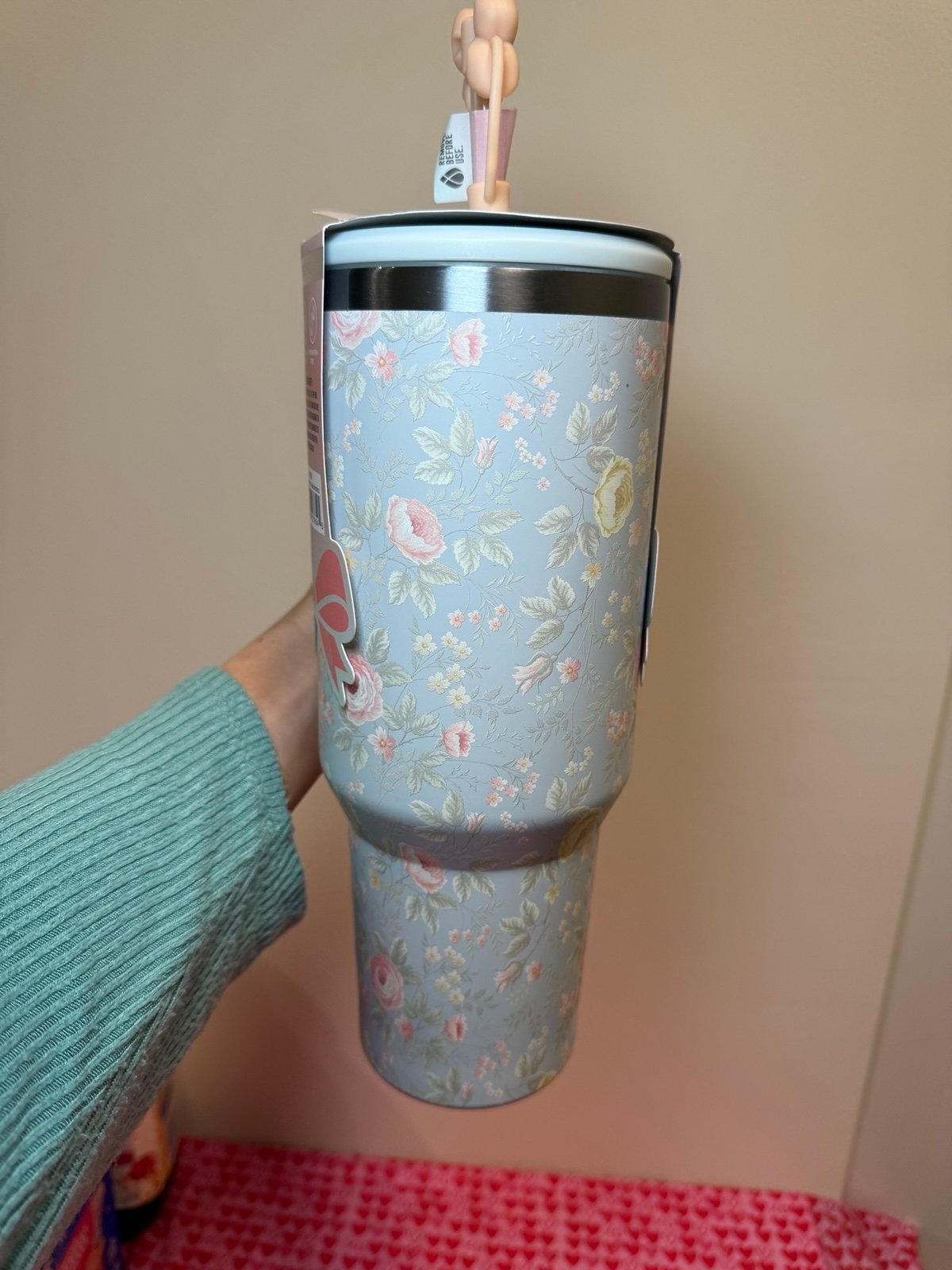 Hydragear Agenda Series Blue Botanica 40oz Tumbler Love Shack Fancy dupe.