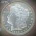 1896-P Morgan Silver Dollar; Choice MS, Full Feathering, Semi Key Date.