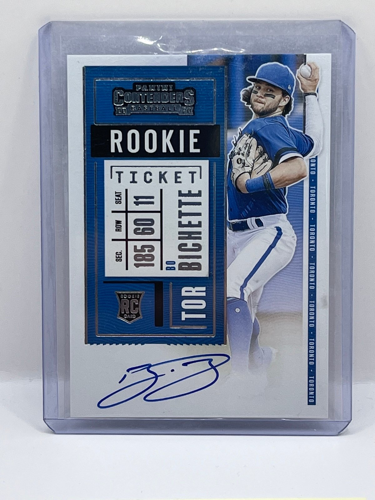 Bo bichette rookie autograph