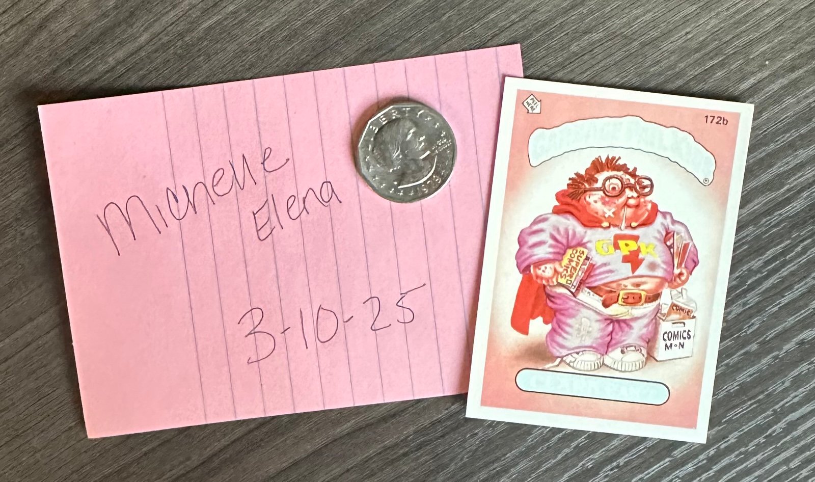 OS5 Clark can’t BLUE ink Error GPK card