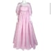 Selkie Pink Porcelain Print Puff Sleeve Gown Maxi Dress