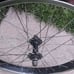 Vintage 1985 Ish Steel Chrome/Black 20in BMX Rim 3/8 SCHWINN