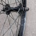 Vintage 1985 Ish Steel Chrome/Black 20in BMX Rim 3/8 SCHWINN