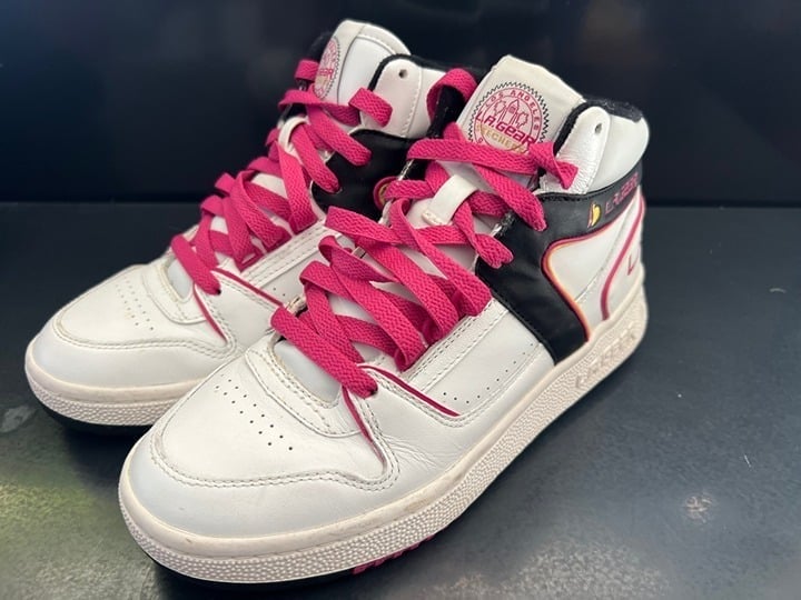 L. A. Gear womens Sneakers White & Pink Size 6.5