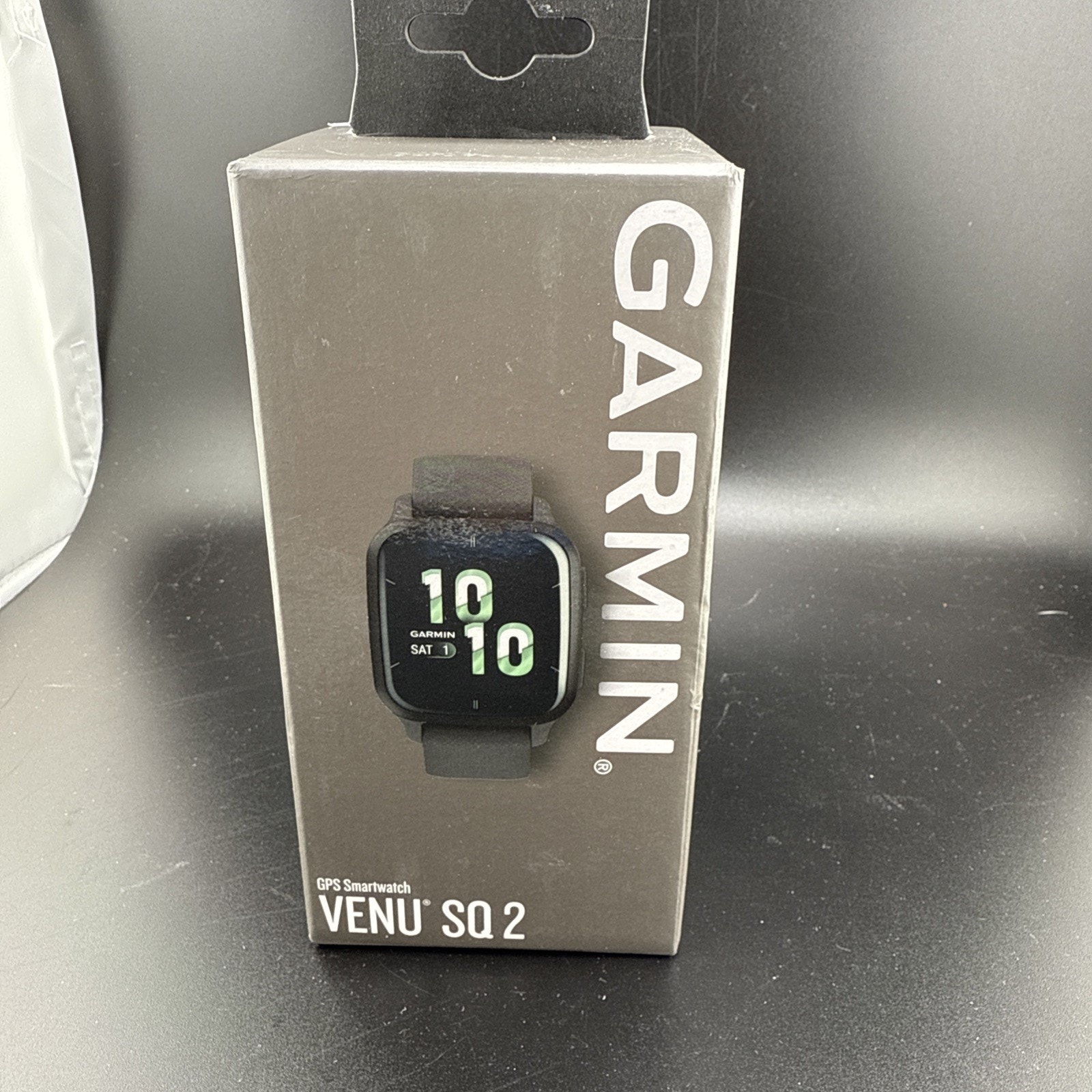 NEW Garmin Venu Sq 2 Slate Black Bezel with Shadow Gray Band 010-02701-00
